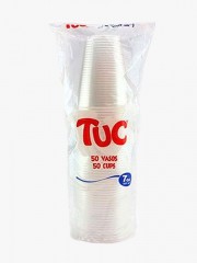 VASO TUC TRASLUCIDO *7 ONZ...