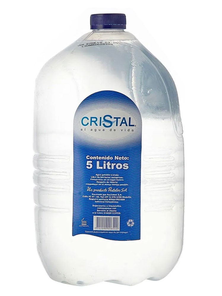Agua Crystal 5 L - MercaSID