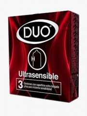 CONDONES DUO ULTRA SENSIBLE...