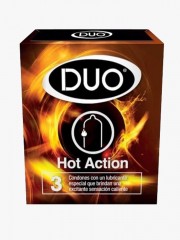 CONDONES DUO HOT ACTION *3 UND