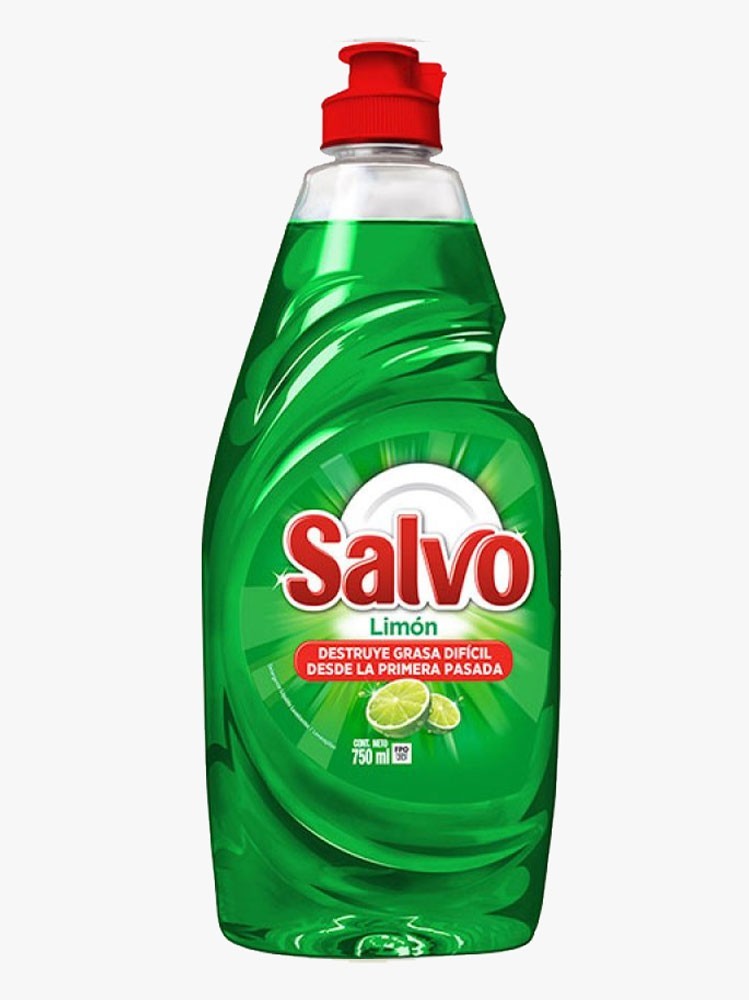 LAVAPLATOS SALVO LIQUIDO LIMON * 750 ML