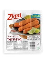 CHORIZO ZENU TERNERA *4UND...