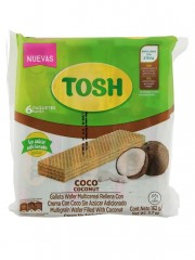 GALLETAS TOSH WAFER COCO*6 UND