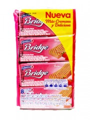 GALLETAS BRIDGE FRESA *8 UND