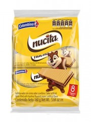 GALLETAS NUCITA WAFER *8 UND