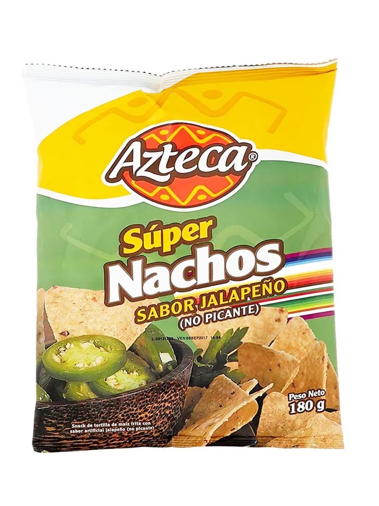 NACHOS AZTECA JALAPEÑO *180 GR