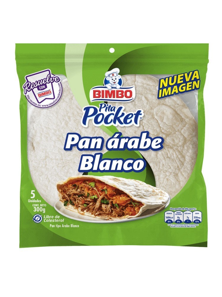 PAN BIMBO ARABE BLANCO *300 GR