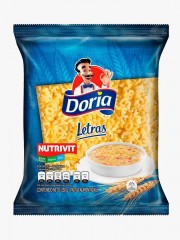 PASTA DORIA LETRAS *250 GR