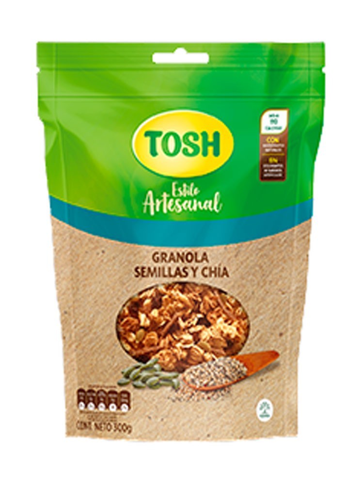 GRANOLA TOSH SEMILLAS Y CHIA * 300 GR