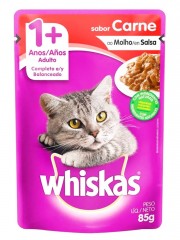 POUCH WHISKAS ADULTO CARNE...