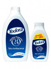 TALCO YODORA *300 GR+90 GR