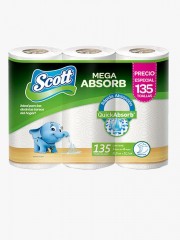 TOALLAS SCOTT MEGA ABSORB...