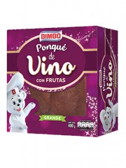 PONQUE BIMBO DE VINO *400 GR
