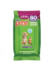 PAÑITOS HUMEDOS PETYS *80 UND