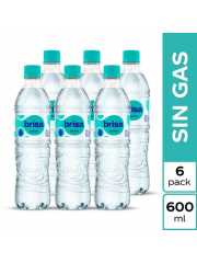 AGUA BRISA*600 ML*6 UND