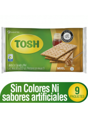 GALLETAS TOSH MIEL*9UND+1U...