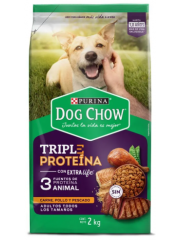PURINA DOG CHOW AD TRIPLE...