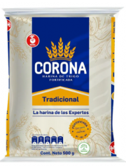 HARINA DE TRIGO CORONA *500 GR