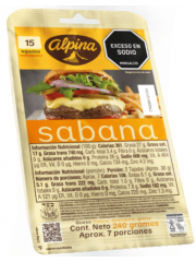 QUESO ALPINA SABANA *15...