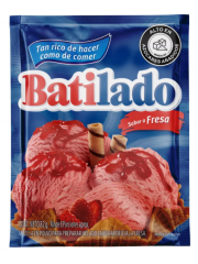 HELADO BATILADO POLVO FRESA...
