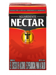 AGUARDIENTE NECTAR ROJO*250 ML