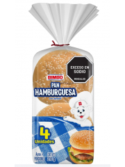 PAN BIMBO HAMBURGUESA*4...