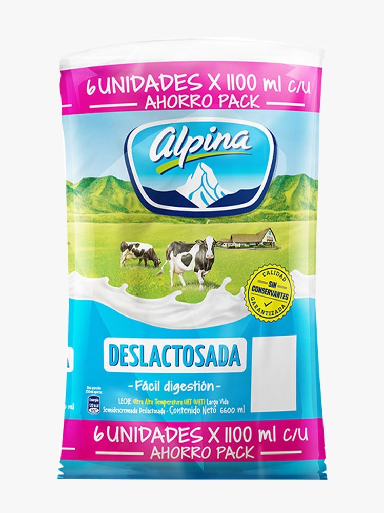 Leche Alpina Deslactosada 6 Und 11 Lt 8580