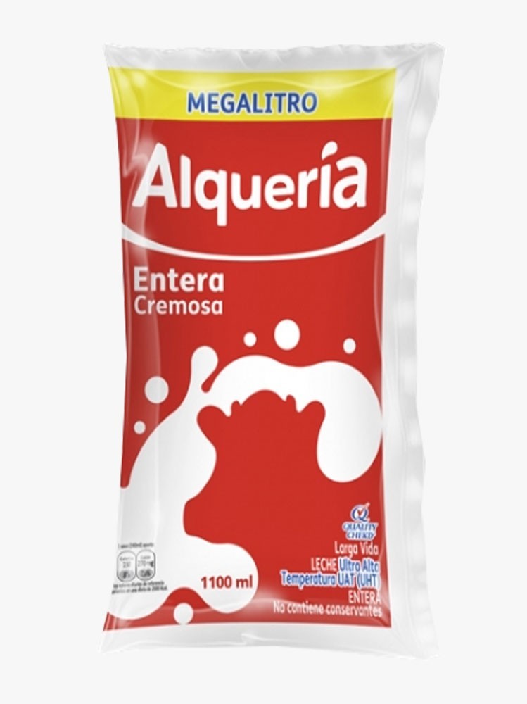 Leche Entera Alqueria Sixpack X 1100 Ml Carulla 2716