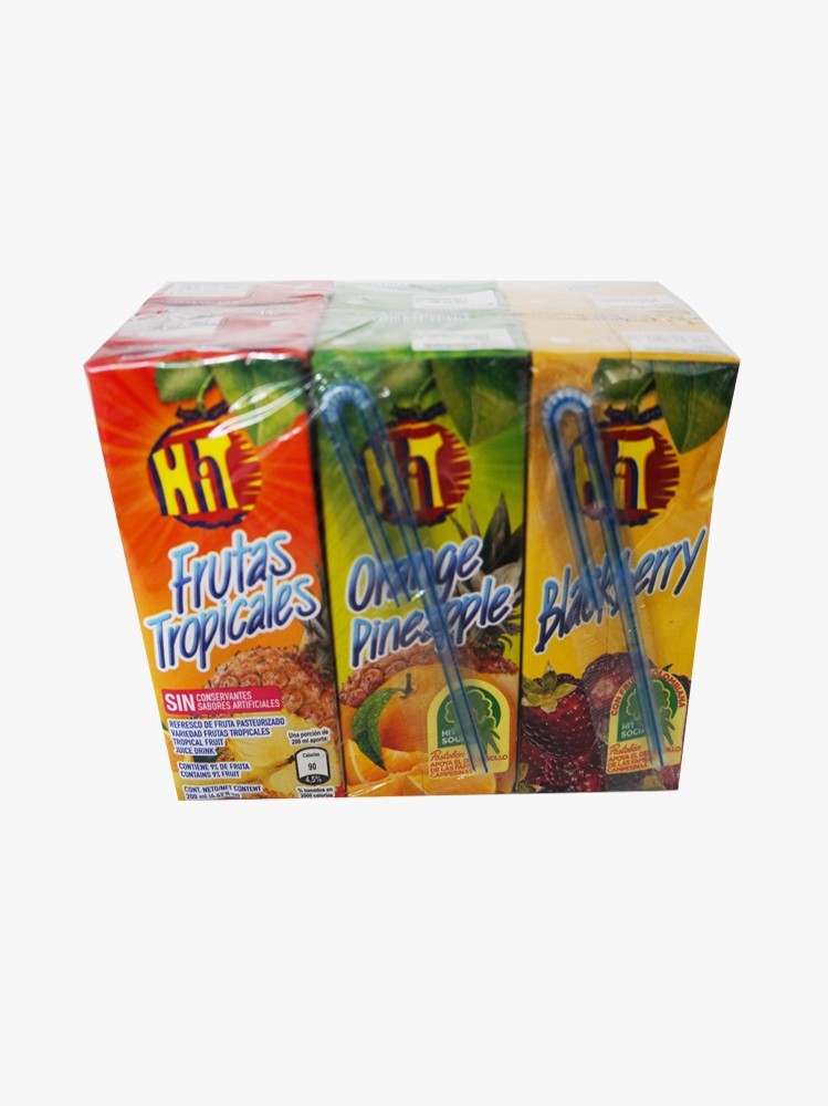 JUGO HIT SURTIDO PAGA 5 LLEVE 6 UND * 200 ML