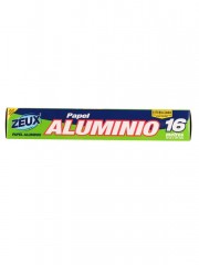 PAPEL ALUMINIO ZEUX * 16 MT