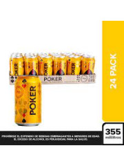 CERVEZA POKER * 24 UND * 330ML