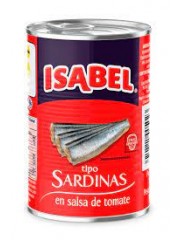SARDINAS ISABEL TOMATE 156GR
