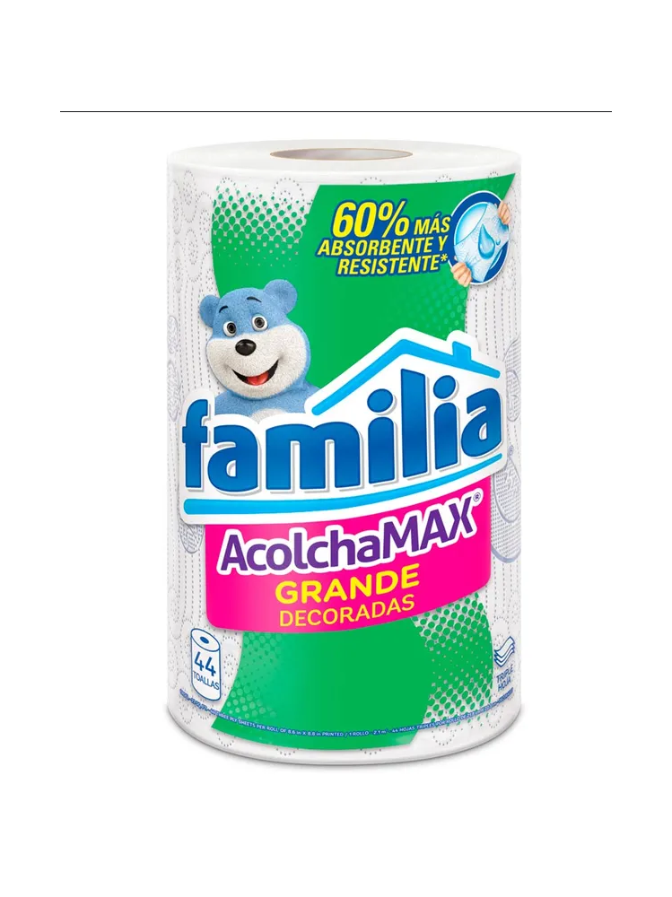 Toallas de Cocina Familia Acolchamax - MultiDesechables - Envío a Domicilio