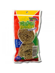 ESPONJA FREGONA BRONCE * 2 UND