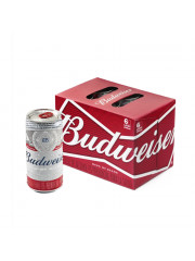 CERVEZA BUDWEISER SIX PACK...