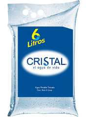 AGUA CRISTAL BOLSA * 6 LT 