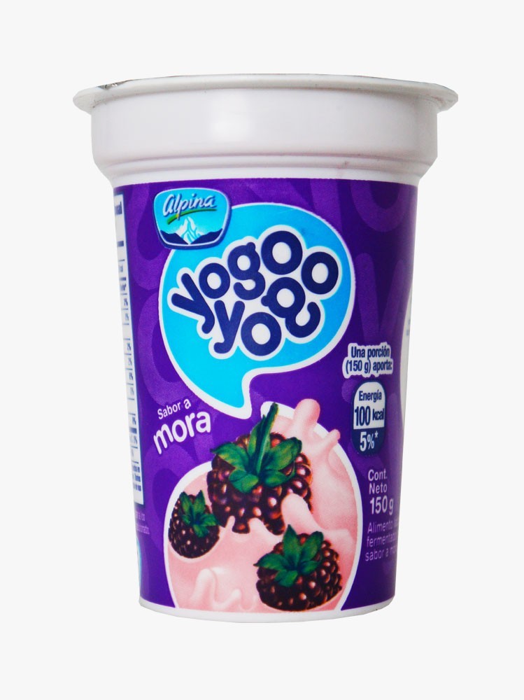 YOGURT B. LACTEA YOGO YOGO ALPINA MORA * 150 GR