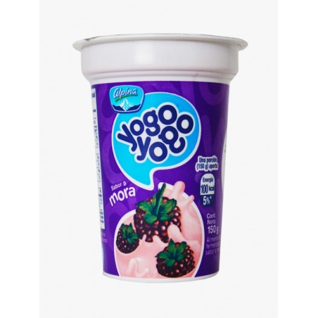 YOGURT B. LACTEA YOGO YOGO ALPINA MORA * 150 GR