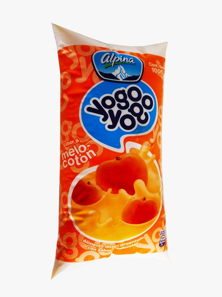 YOGURT B. LACTEA YOGO YOGO ALPINA MELOCOTON * 1000 GR